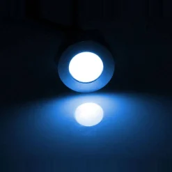 Kit 6 focos LED empotrables en suelo Ø58x9mm 0,5W 12V-DC IP67