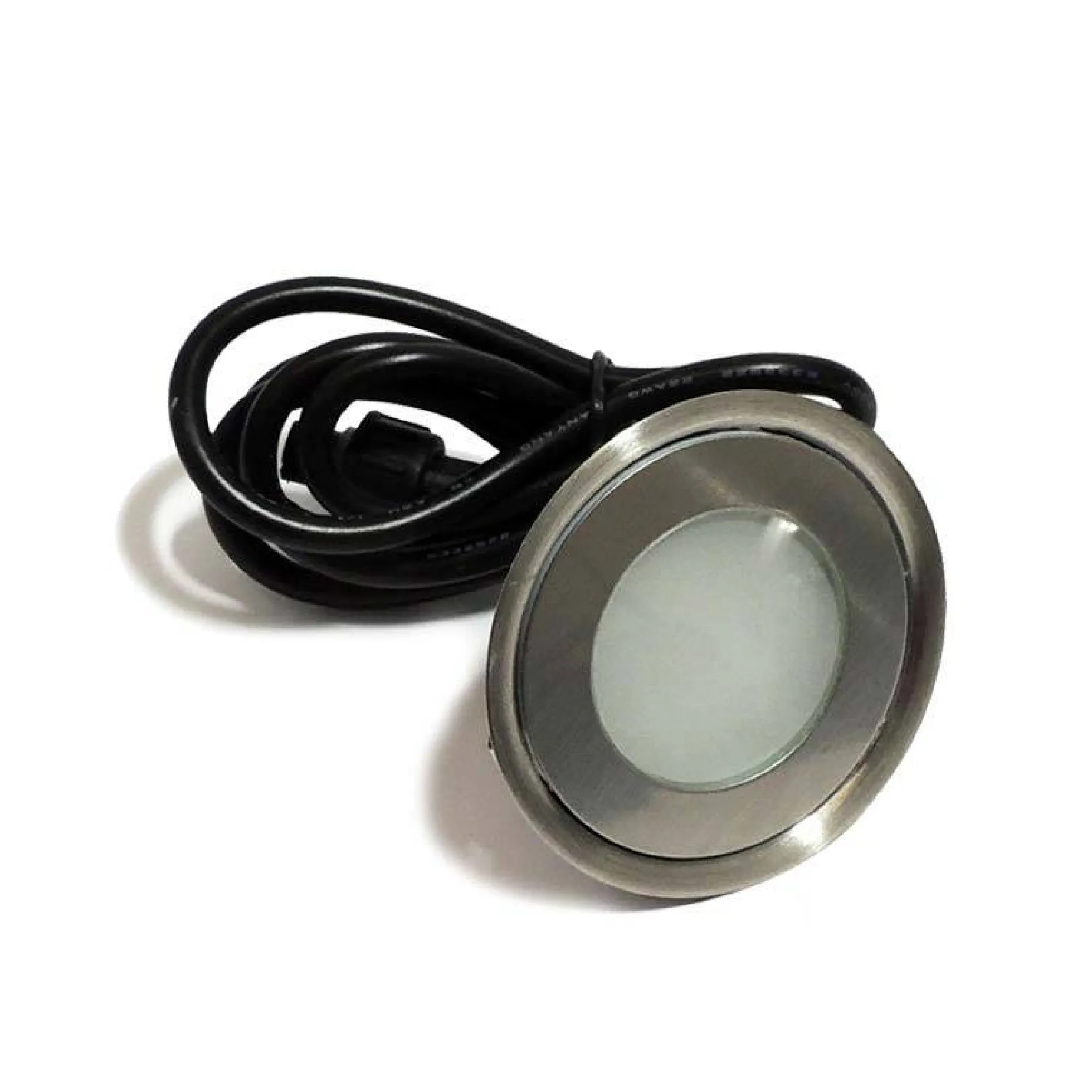 Kit 6 focos LED RGB empotrables en suelo Ø58x9mm 0,5W 12V-DC IP67