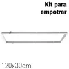 Kit Marco empotrable para Paneles LED 120x30