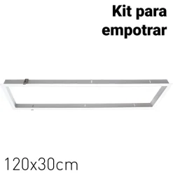 Kit Marco empotrable para Paneles LED 120x30