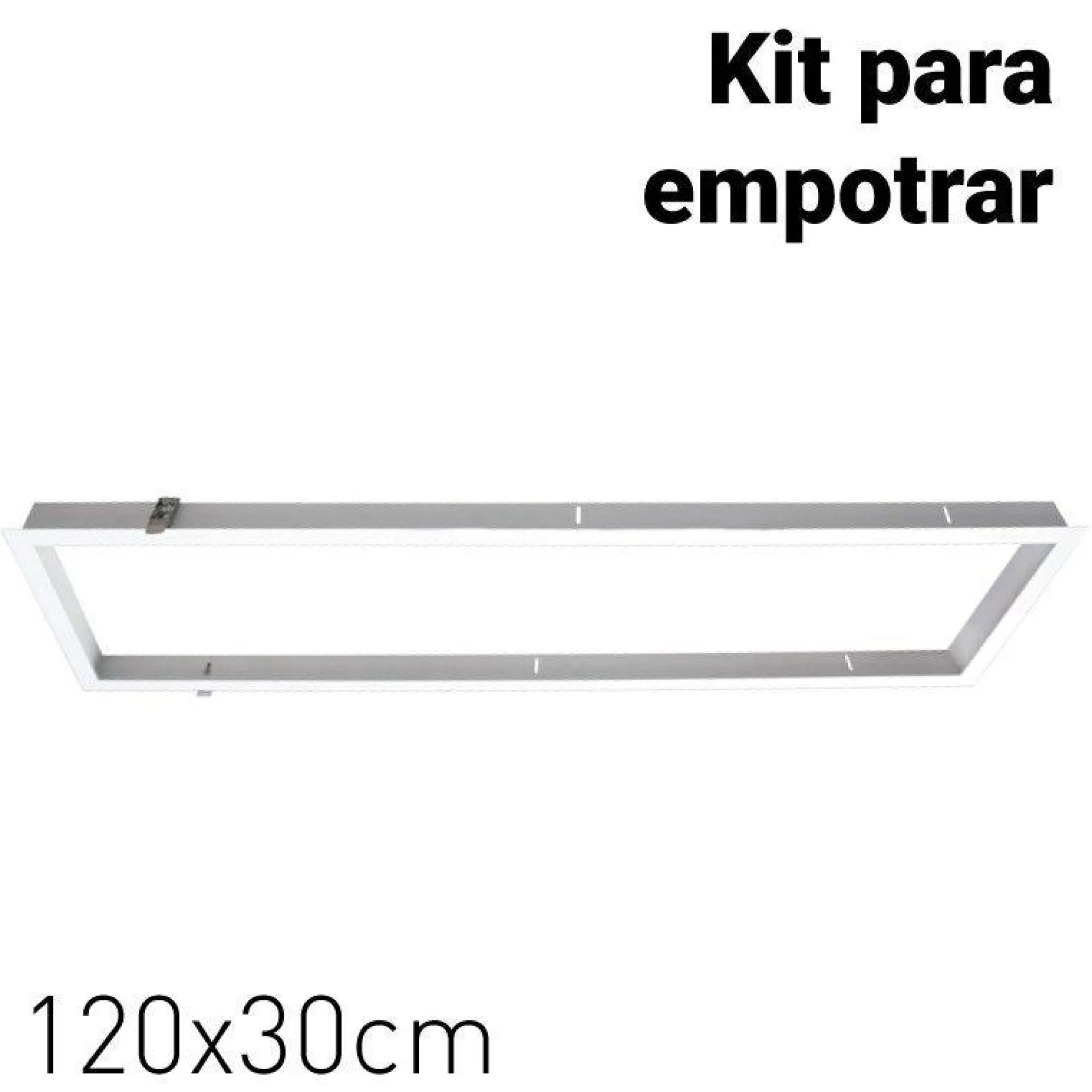 Kit Marco empotrable para Paneles LED 120x30