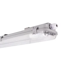 Kit pantalla estanca doble 120cm + 2 tubos LED T8 18W - 4000K