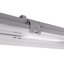 Kit pantalla estanca doble 60cm + 2 tubos LED T8 9W - 6000K