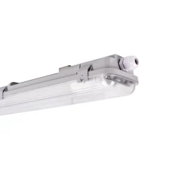 Kit pantalla estanca doble 60cm + 2 tubos LED T8 9W - 6000K