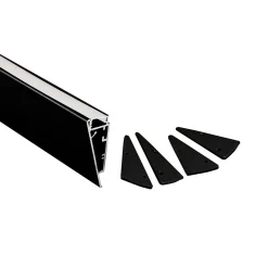 Kit perfil de aluminio superficie - Tira LED ≤ 12mm - 23.5x57.8mm - 2 metros