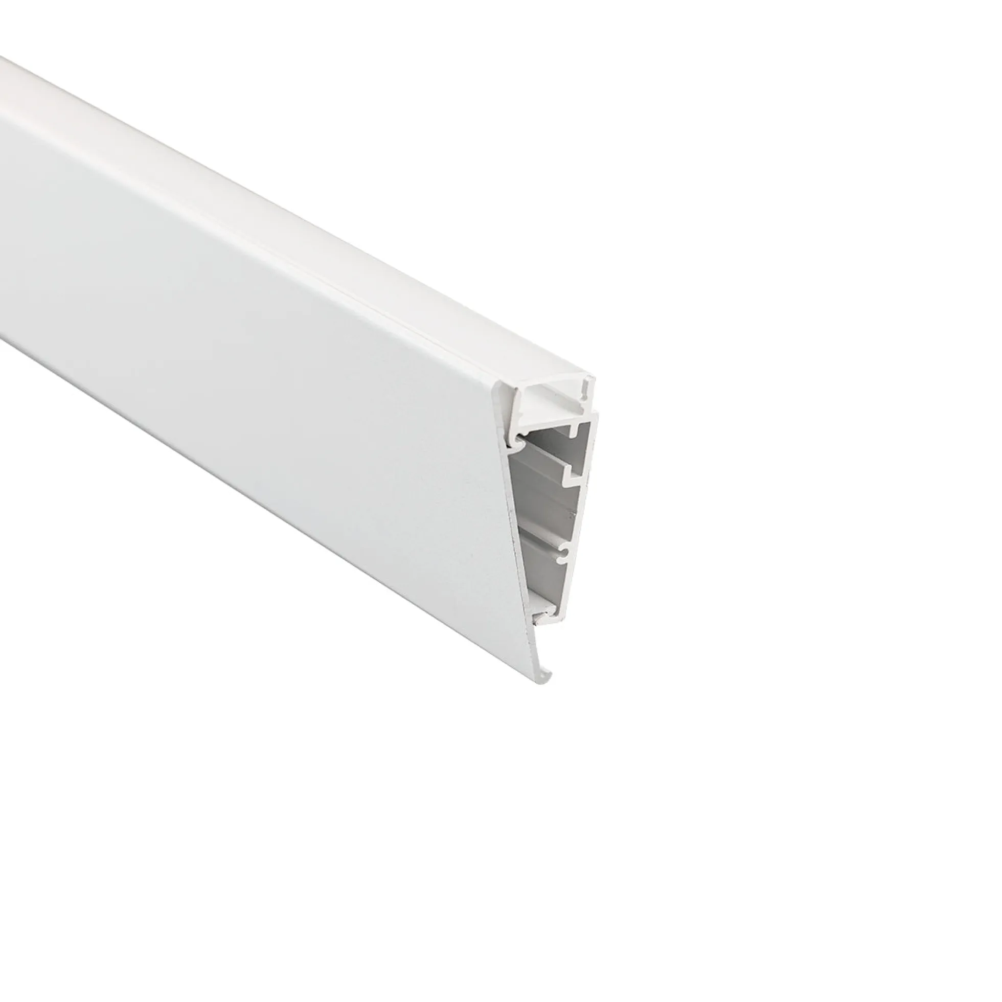 Kit perfil de aluminio superficie - Tira LED ≤ 12mm - 23.5x57.8mm - 2 metros