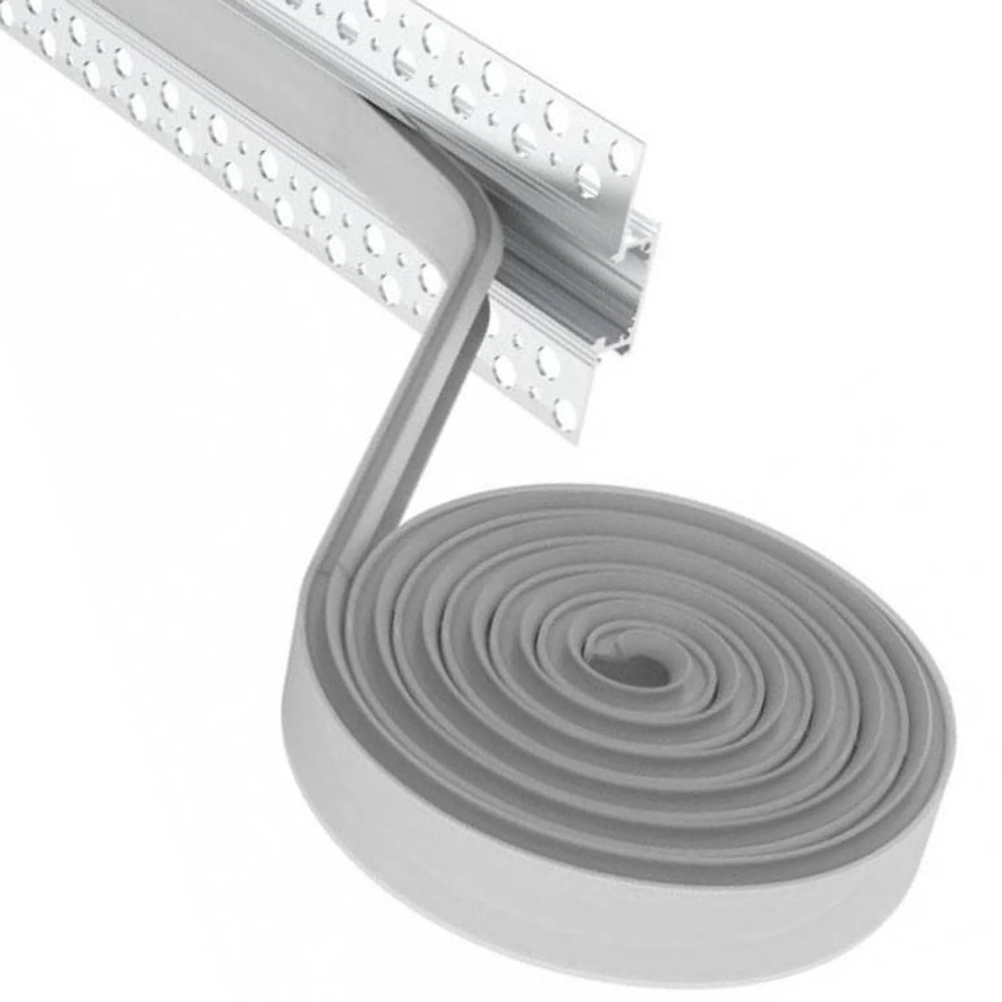 KIT - Perfil tira LED integración / trimless - 30x13mm - 2 metros + Difusor