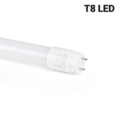 Kit regleta portatubos + tubo LED T8 - 24W - 150cm