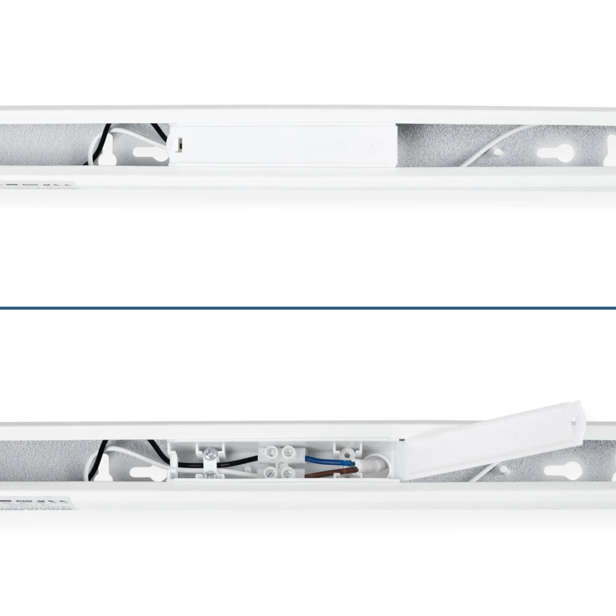 Kit regleta portatubos + tubo LED T8 - 18W - 120cm