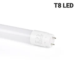 Kit regleta portatubos + tubo LED T8 - 9W - 60cm