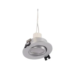 KIT x 10 - Aro downlight basculante + Bombilla GU10 5W + Casquillo GU10