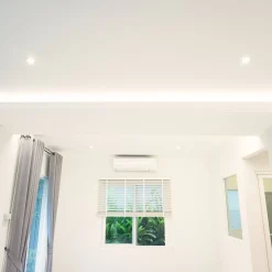 KIT x 10 - Aro downlight basculante + Bombilla GU10 5W + Casquillo GU10
