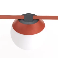 Lámpara bola opal para sistema "Axia" - 12W - 48V - Luz cálida