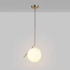 Lámpara colgante bola cristal "HERMI 220" - E27 - Ø 22cm