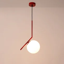 Lámpara colgante bola cristal "HERMI" - E27