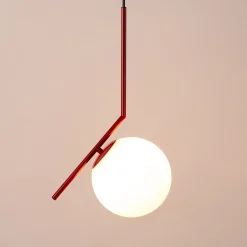 Lámpara colgante bola cristal