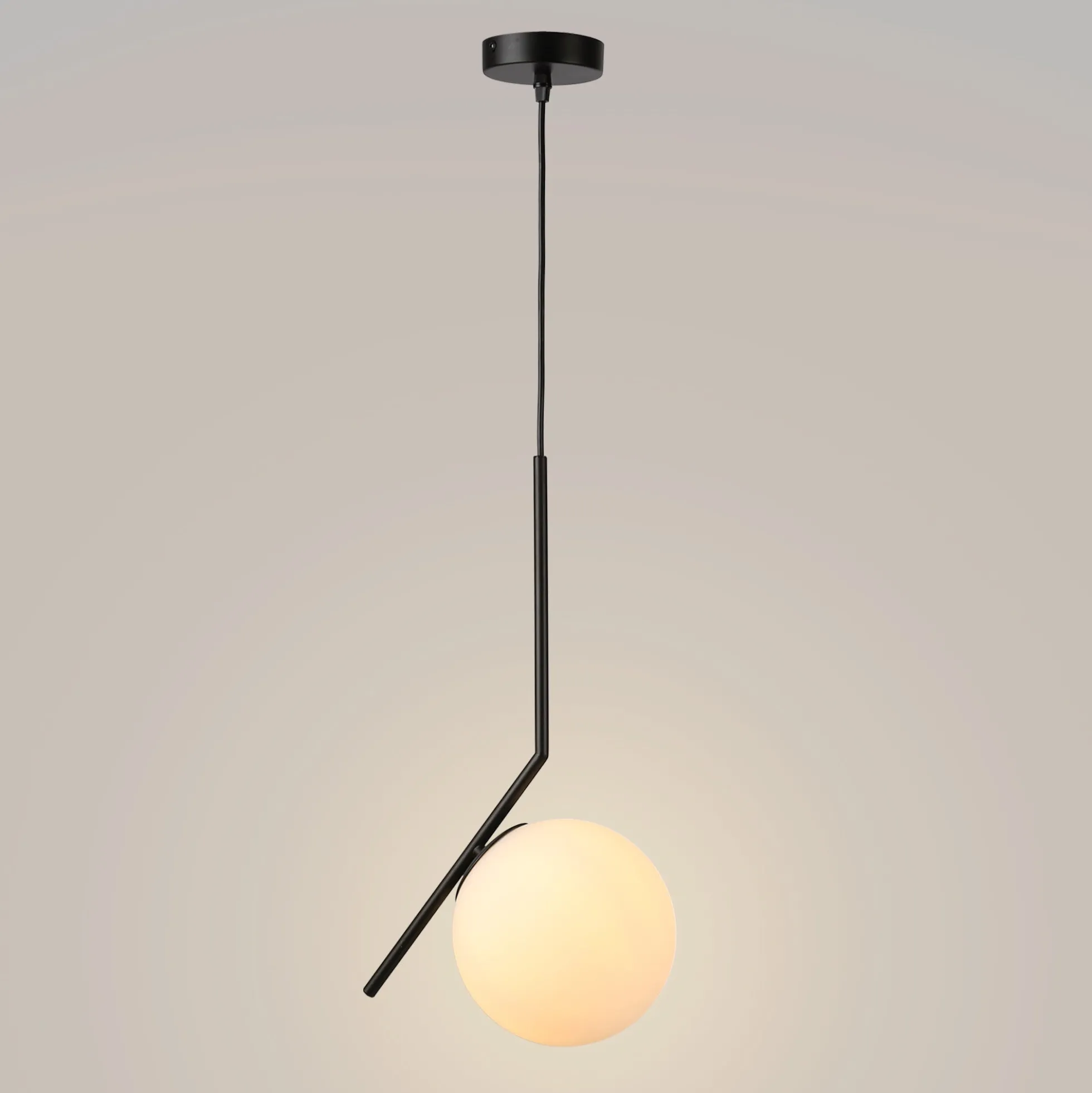 Lámpara colgante bola cristal "HERMI" - E27
