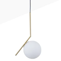 Lámpara colgante bola cristal