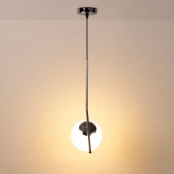 Lámpara colgante bola cristal