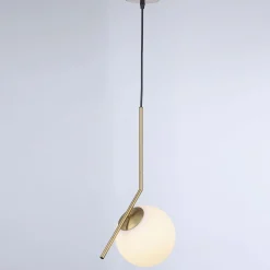 Lámpara colgante bola cristal