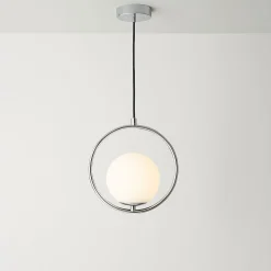 Lámpara colgante bola cristal "KATE" - E27