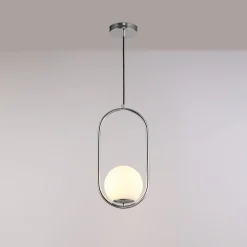 Lámpara colgante bola cristal