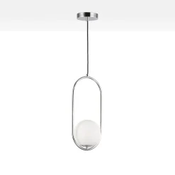 Lámpara colgante bola cristal