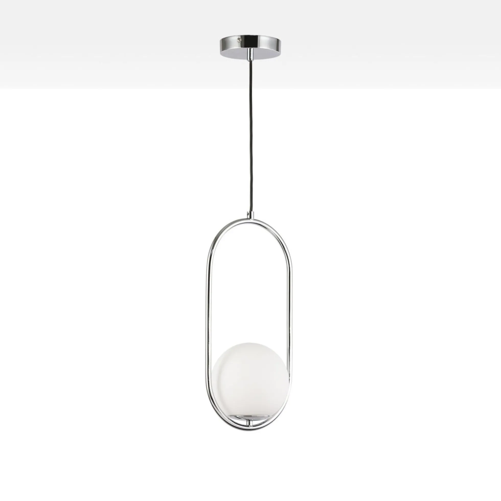 Lámpara colgante bola cristal "JOHN" - E27 - Ø 15cm