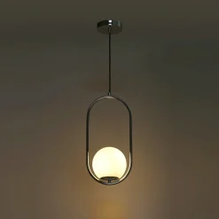 Lámpara colgante bola cristal