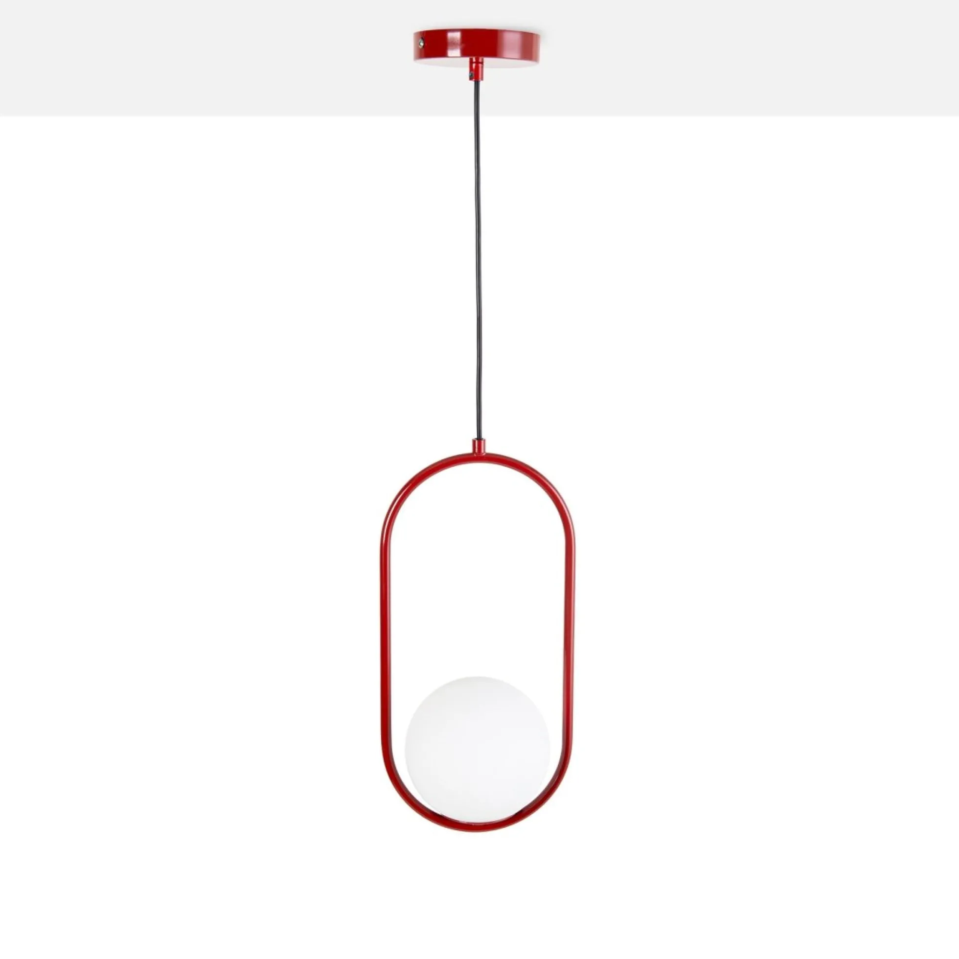 Lámpara colgante bola cristal "JOHN" - E27 - Ø 15cm