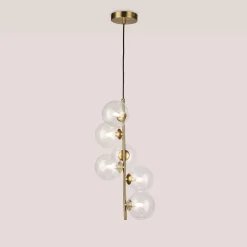 Lámpara colgante con esferas de cristal "ROMEE" - 6 x G9