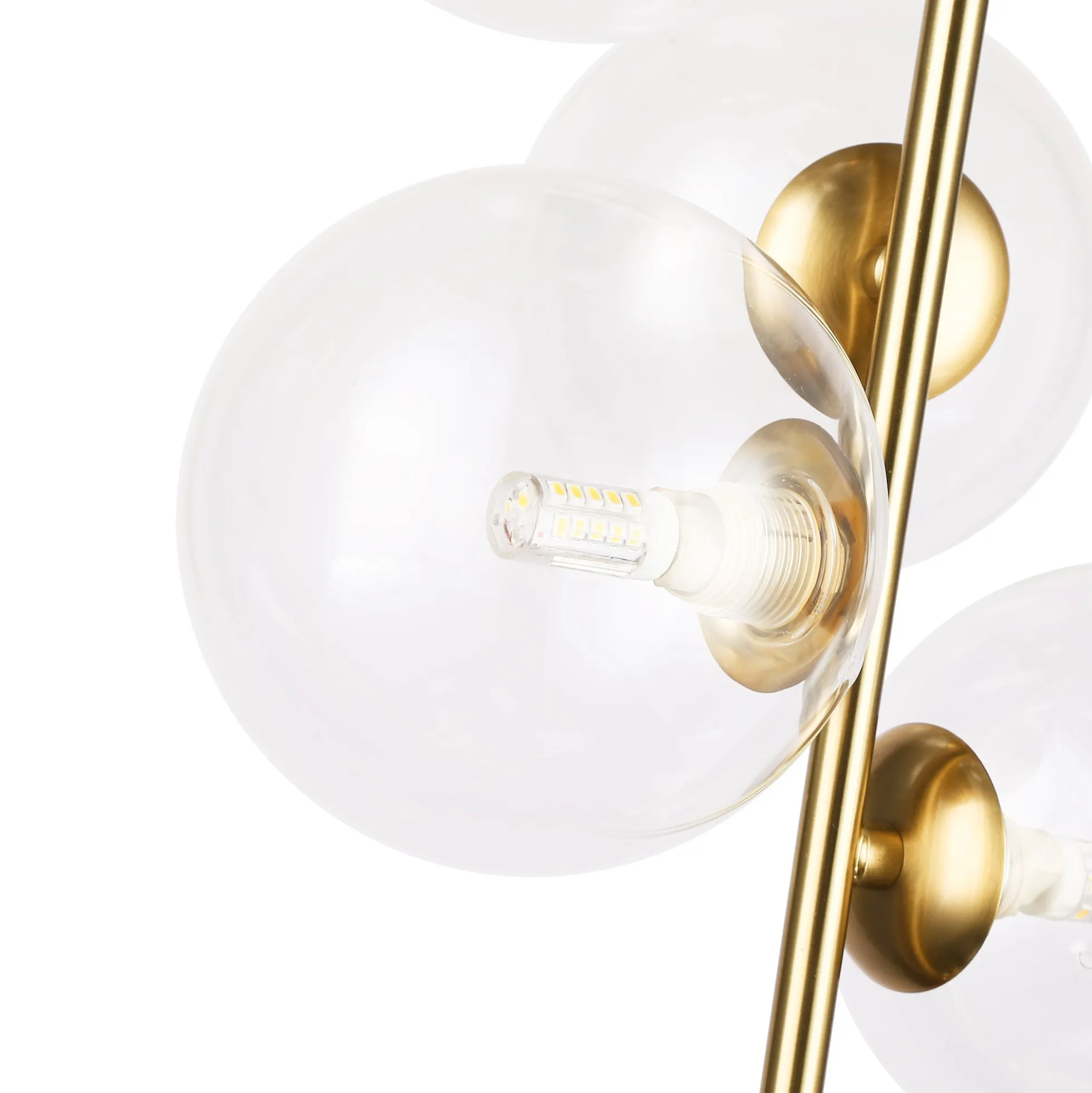 Lámpara colgante con esferas de cristal "ROMEE" - 6 x G9