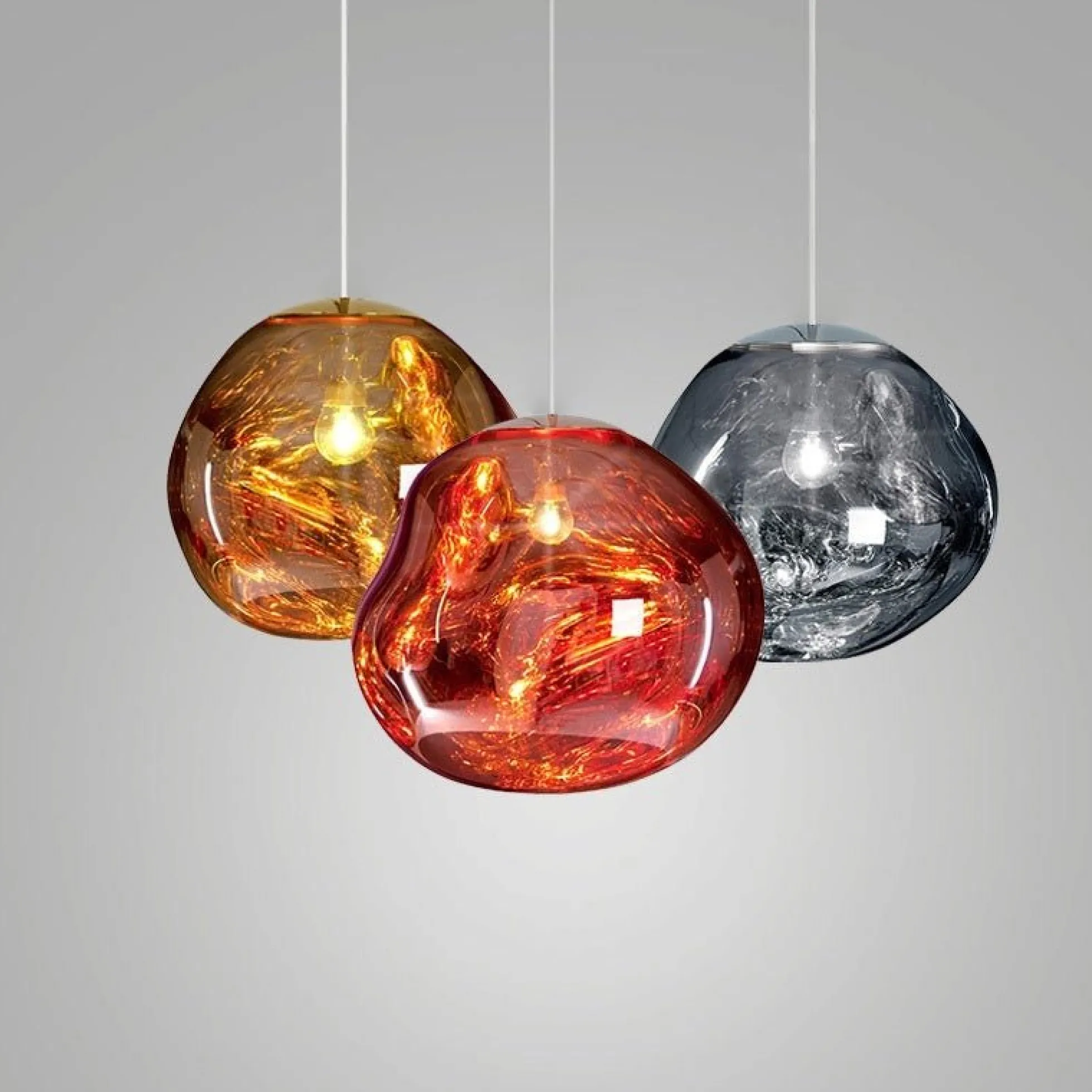 Lámpara colgante cristal de diseño "Abril"- Ø 28cm