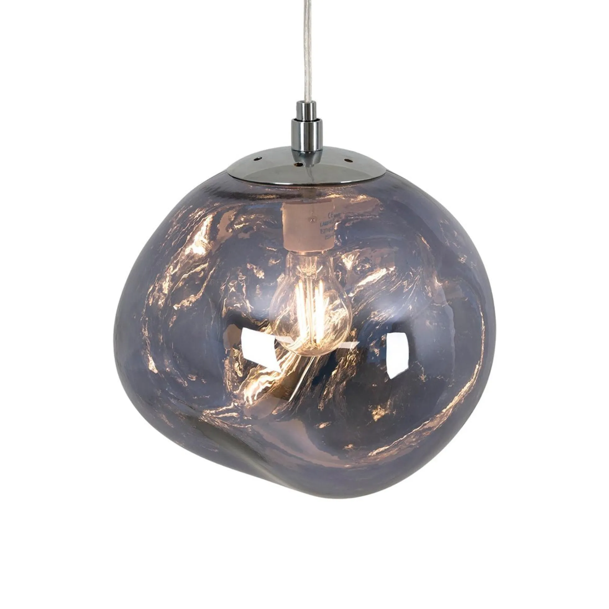 Lámpara colgante cristal de diseño "Abril"- Ø 28cm