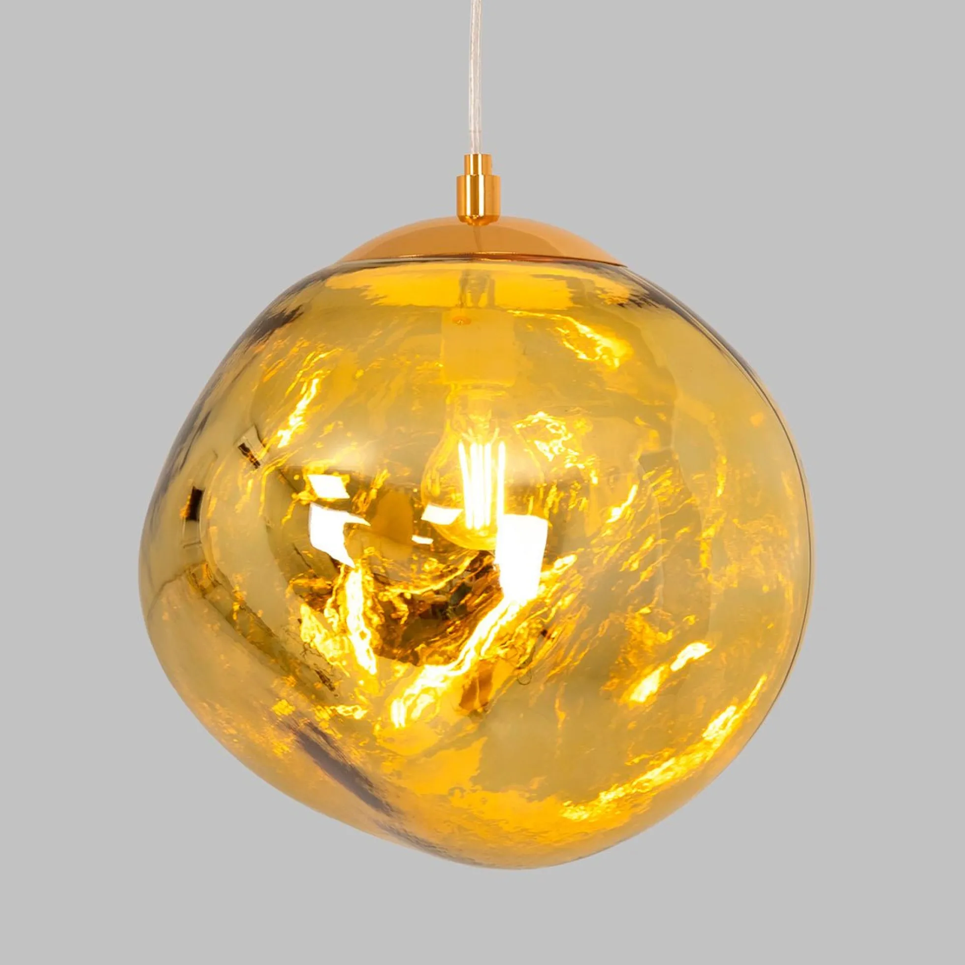Lámpara colgante cristal de diseño "Abril"- Ø 28cm