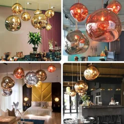 Lámpara colgante cristal de diseño 