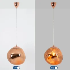 Lámpara colgante cristal de diseño 