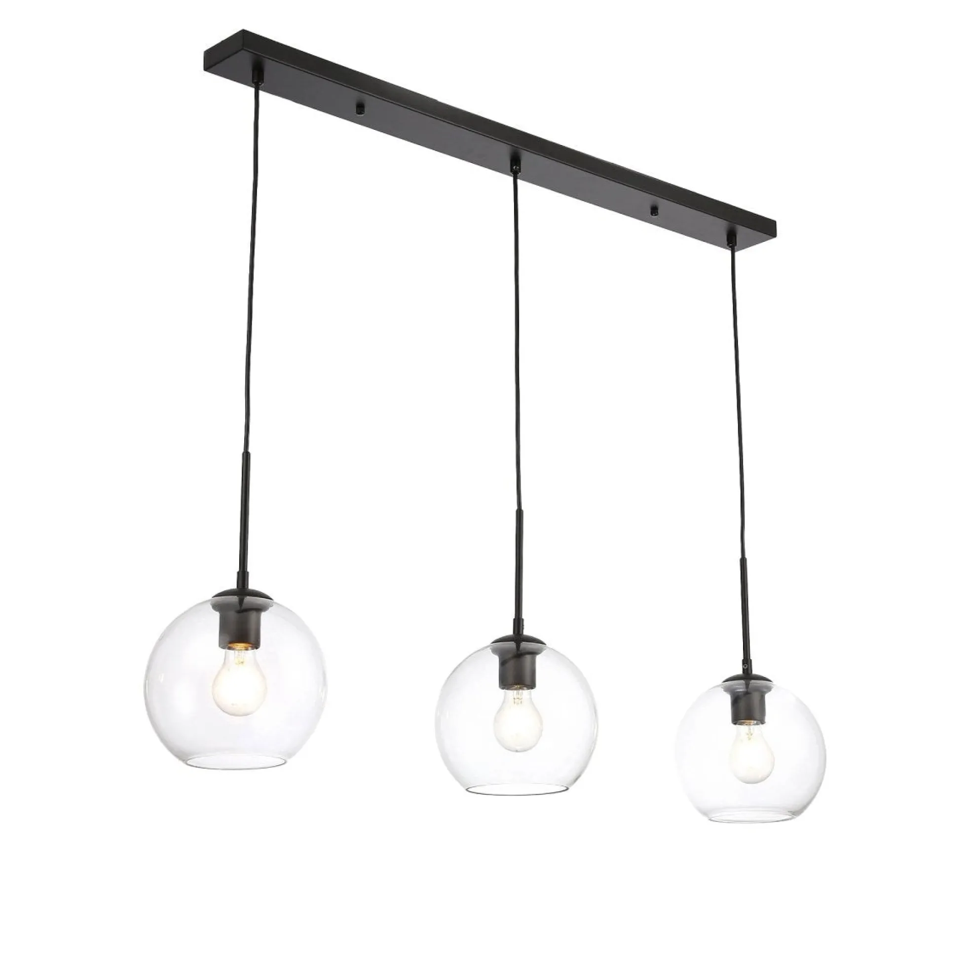 Lámpara colgante cristal triple "Merce" - 3 x E27