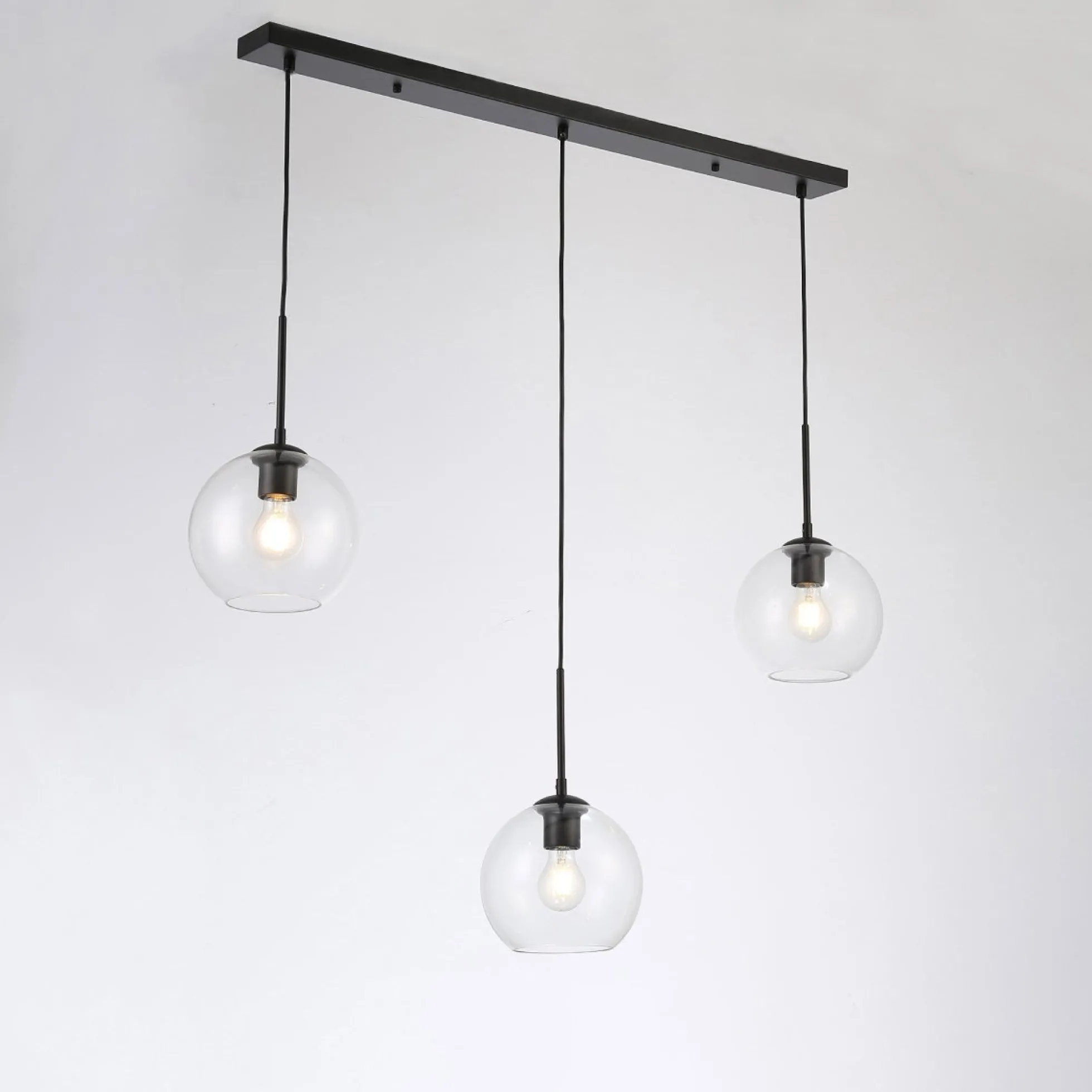 Lámpara colgante cristal triple "Merce" - 3 x E27