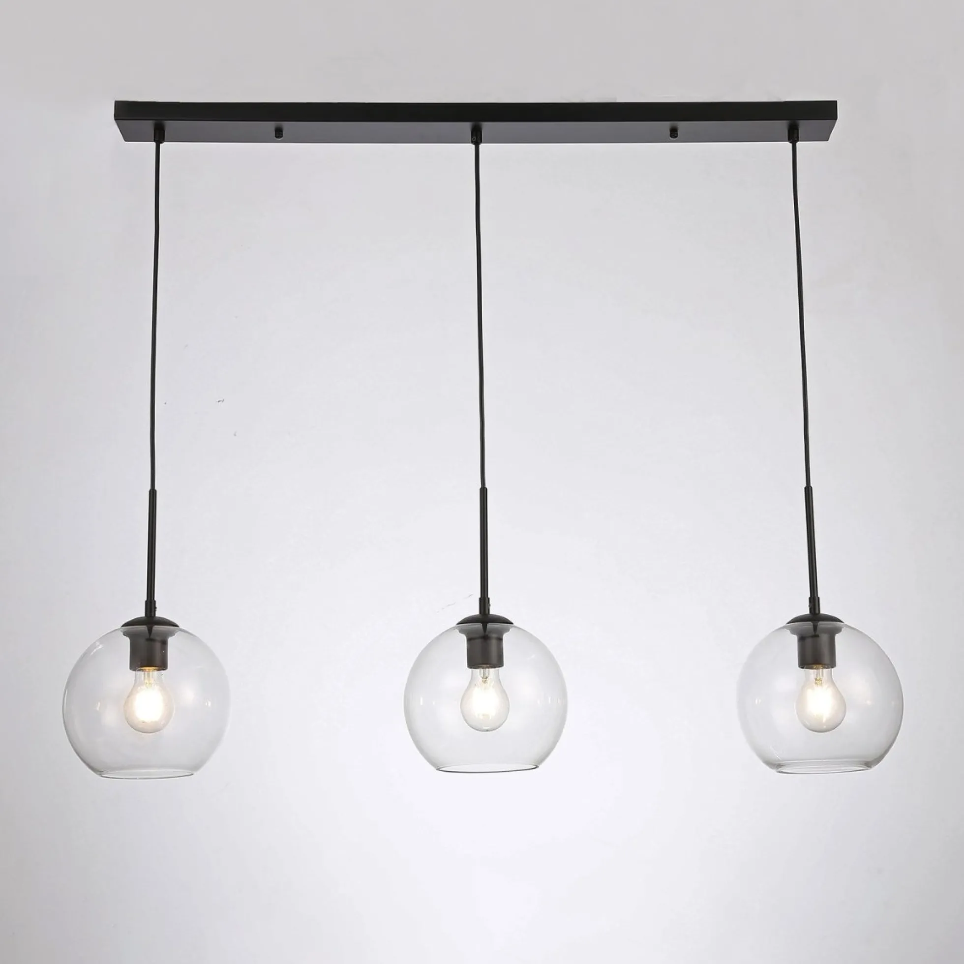 Lámpara colgante cristal triple "Merce" - 3 x E27