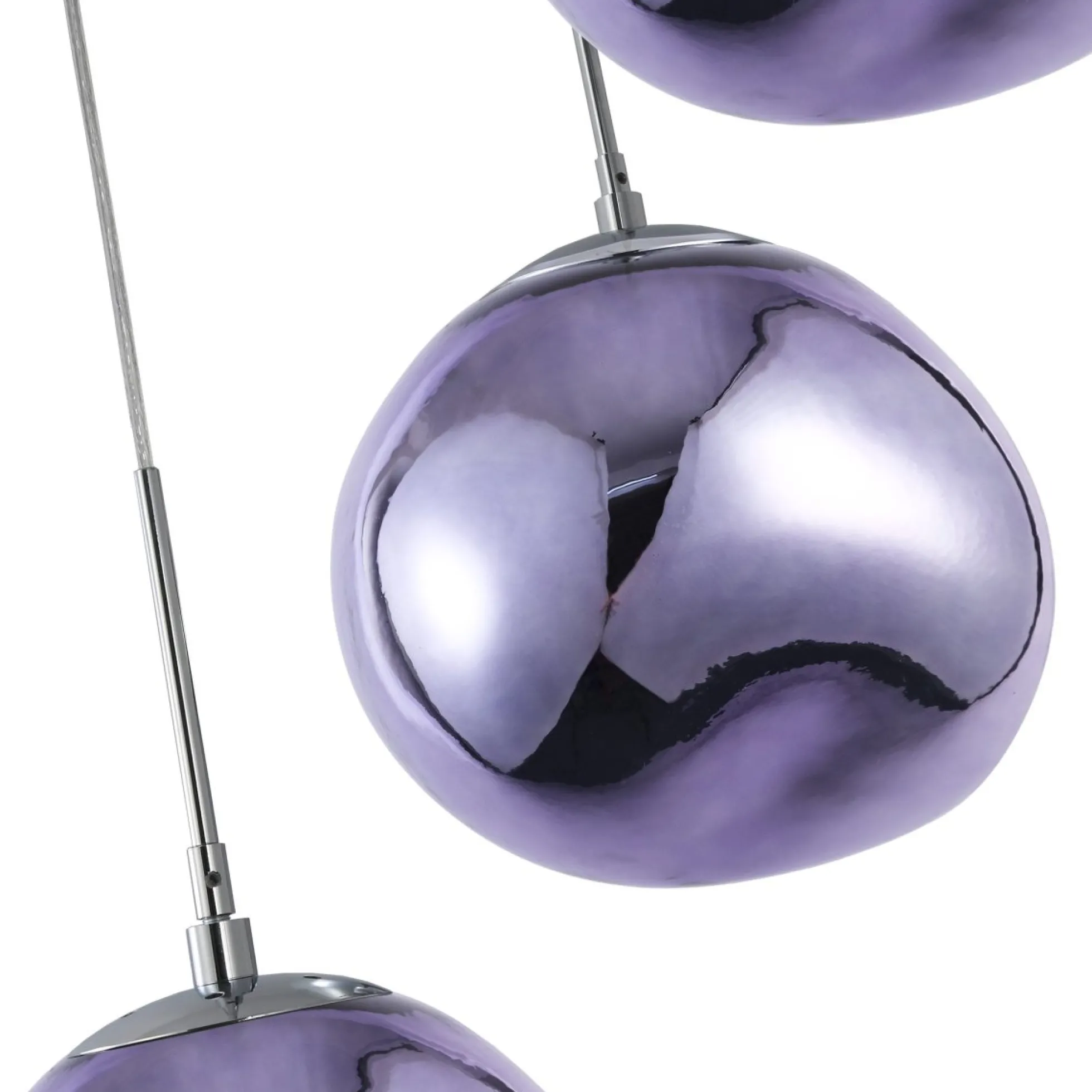 Lámpara colgante cristal triple "KADNIS" - 3 x E27