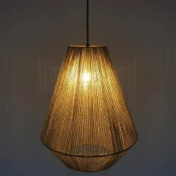 Lámpara colgante cuerda natural "ROSS"