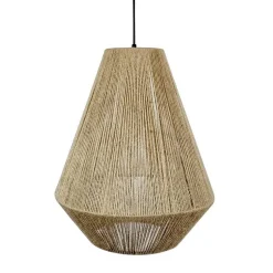 Lámpara colgante cuerda natural