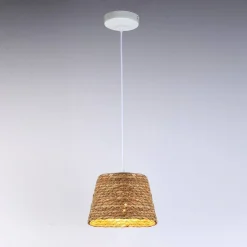 Lámpara colgante de cáñamo