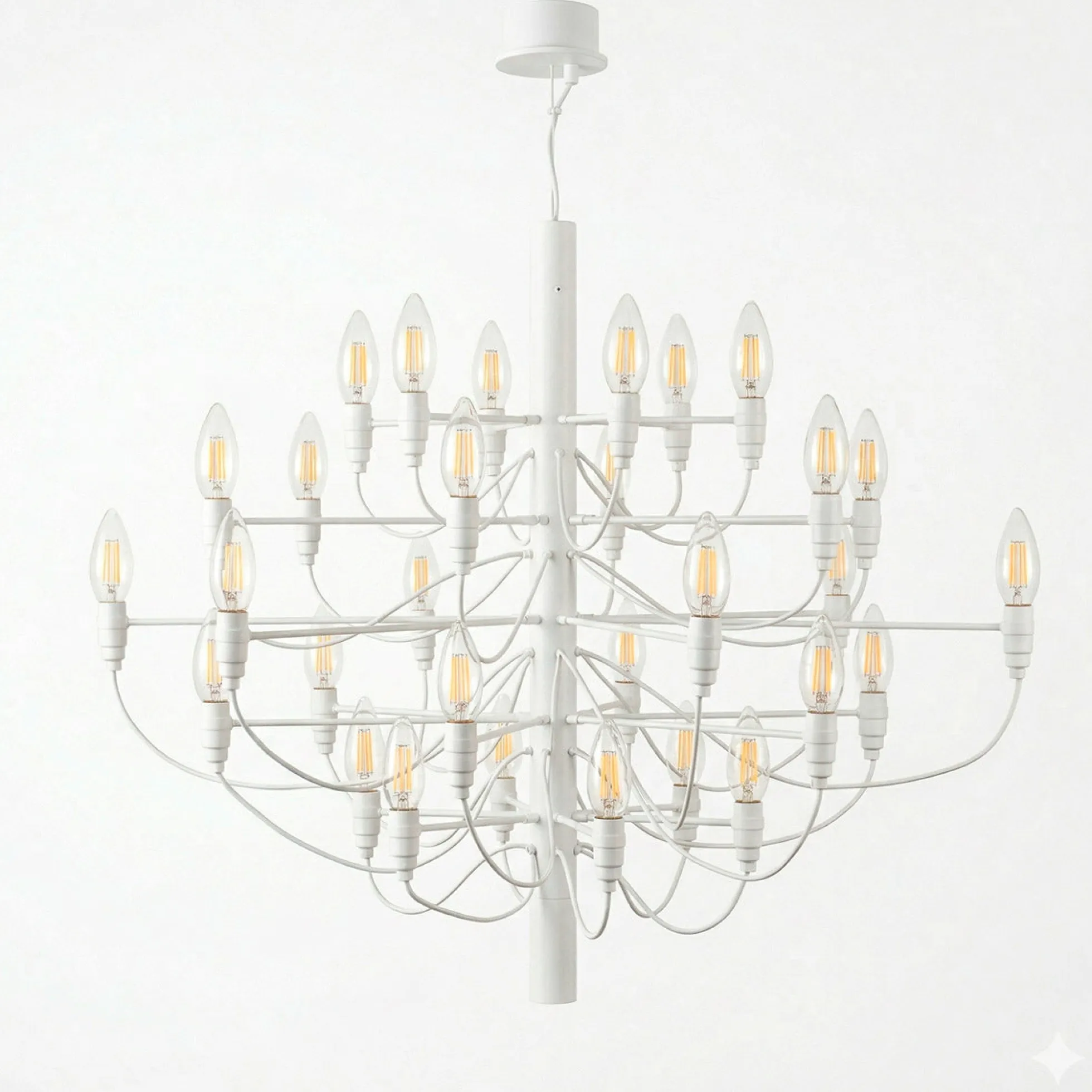 Lámpara colgante de diseño "CROWN" - 30 x E14