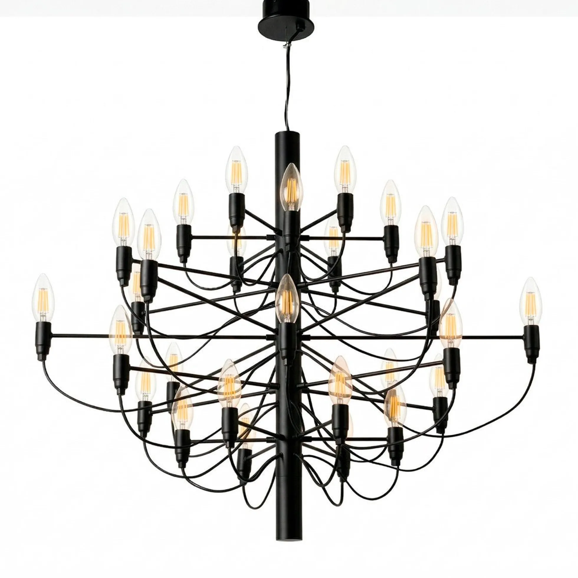 Lámpara colgante de diseño "CROWN" - 30 x E14