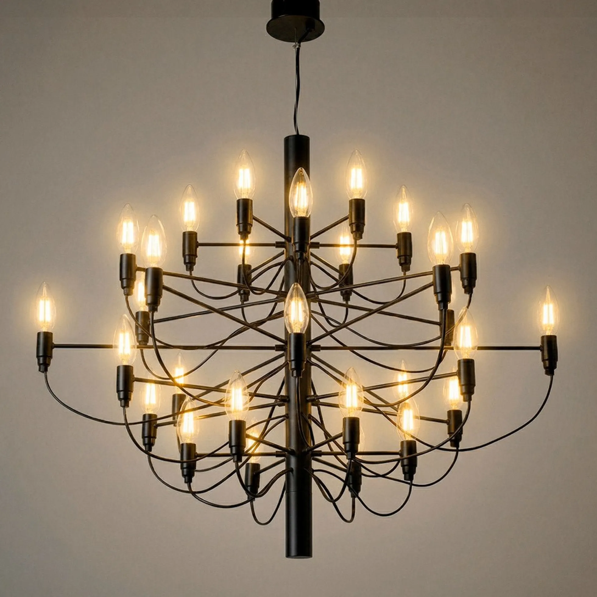 Lámpara colgante de diseño "CROWN" - 30 x E14