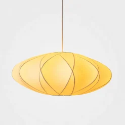 Lámpara colgante de diseño "MERIDIA 600" - Pantalla de seda - E27 - 60 cm
