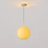 Lámpara colgante de diseño "NUBA 300" - Pantalla de seda - E27 - 30cm