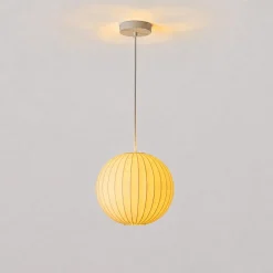 Lámpara colgante de diseño "NUBA 300" - Pantalla de seda - E27 - 30cm